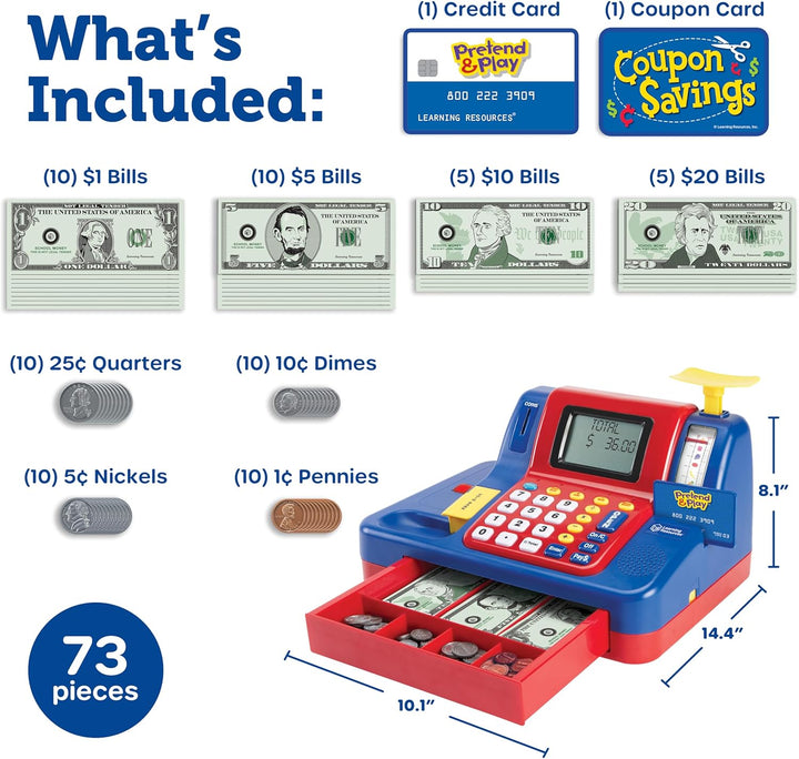 Learning Resources Teaching Cash Register