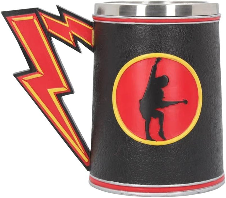Nemesis Now ACDC Bierkrug, Schwarz, 14,5 cm