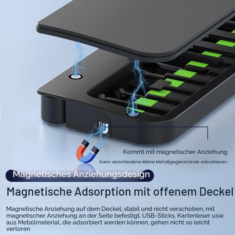GK GAMAKAY 36 cm Tastatur-Handgelenkauflage mit Reinigungswerkzeug-Set, Handballenauflage aus ABS un
