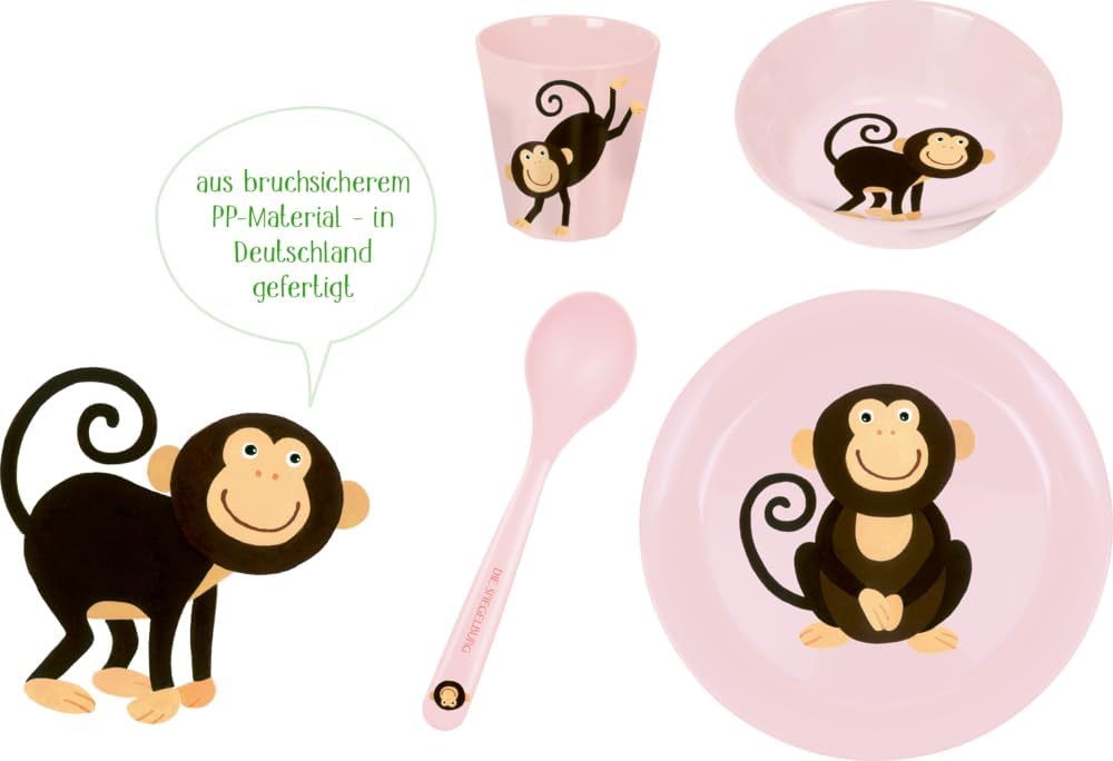 DIE SPIEGELBURG - Geschirr Geschenkset Affe - Freche Rasselbande