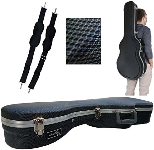 Cibeles, ABS-Koffer für klassische Gitarren Blaue kleine Karos, Blaue Kleine Karos