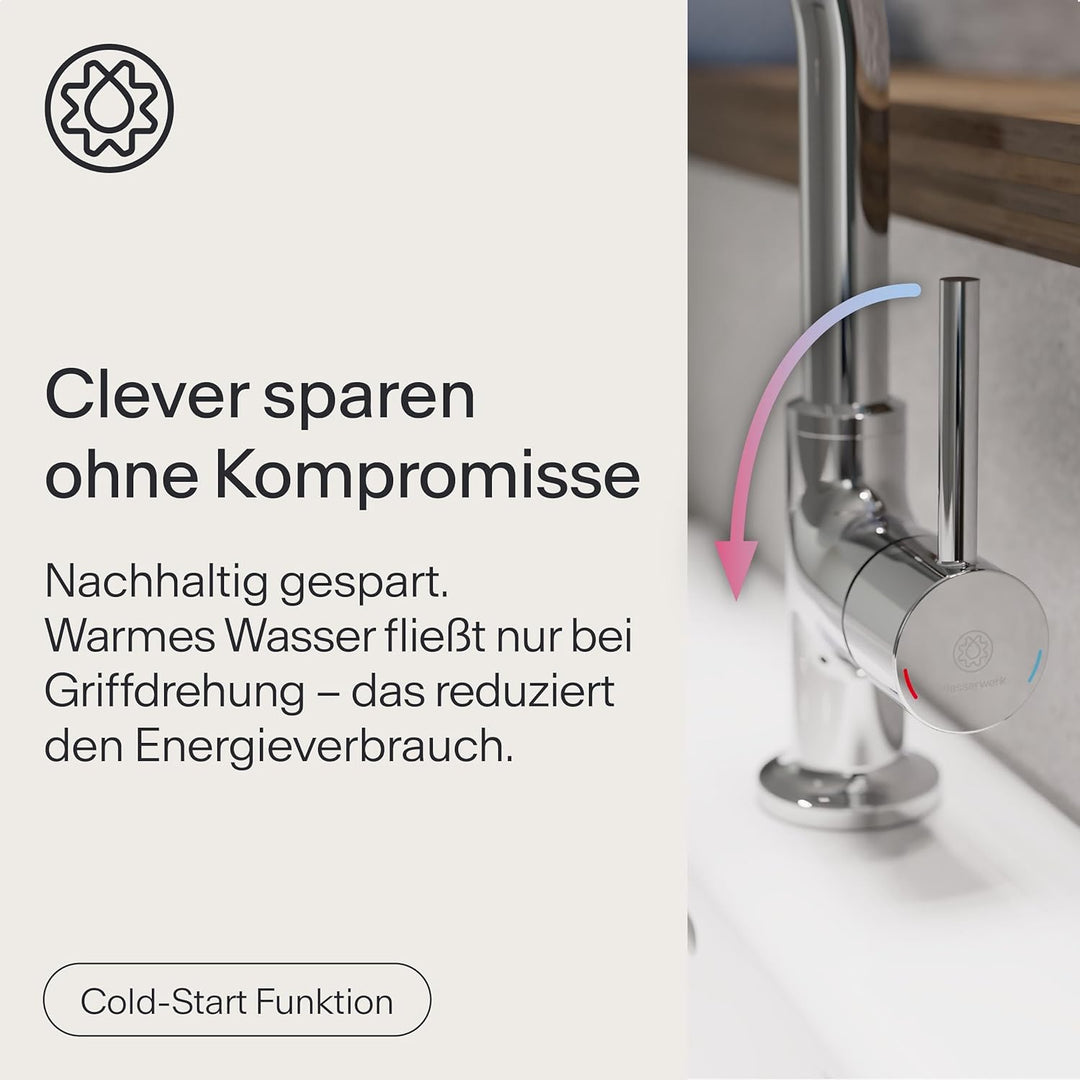 Waschbeckenarmatur WT14 | Wasserhahn Bad | Badarmatur für Waschbecken | Einhebelmischer Bad | Mischb