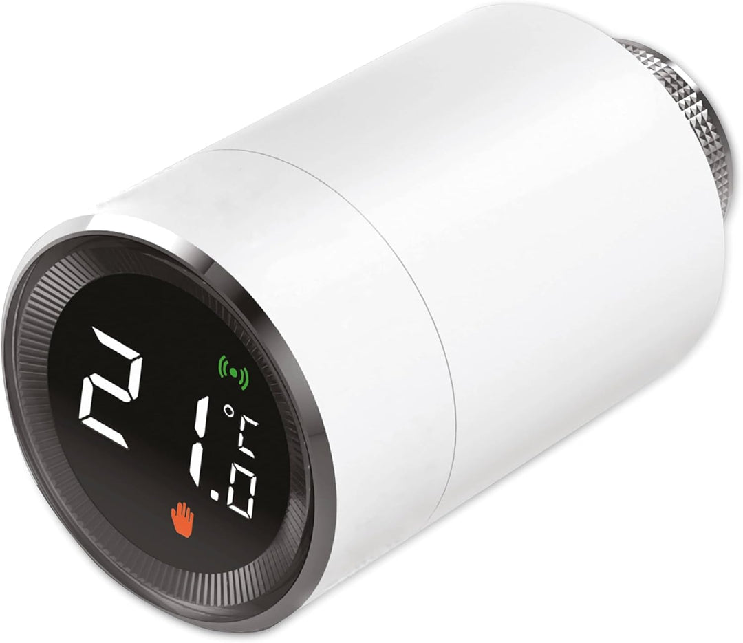 Alecto SMART-HEAT10 Smartes Heizkörperthermostat - smartes Zigbee Thermostat - benötigt Bridge/Gatew