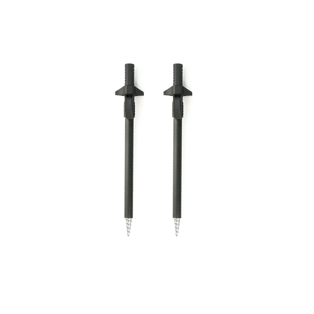 Hirisi Tackle 1 Stück Teleskop-Uferstange aus Aluminium für Karpfenangeln, Angelrutenhalter/Rod-Pod-