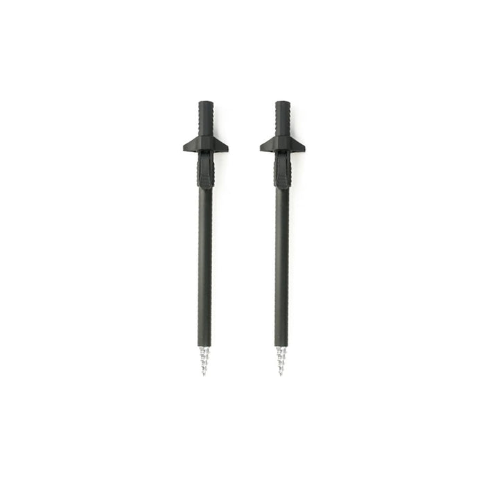 Hirisi Tackle 1 Stück Teleskop-Uferstange aus Aluminium für Karpfenangeln, Angelrutenhalter/Rod-Pod-