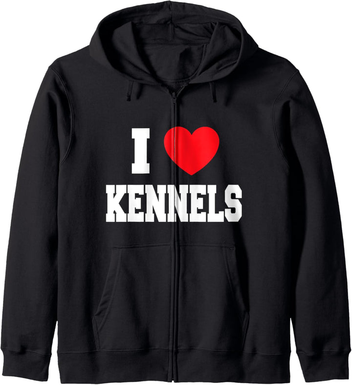 I Love Kennels Kapuzenjacke