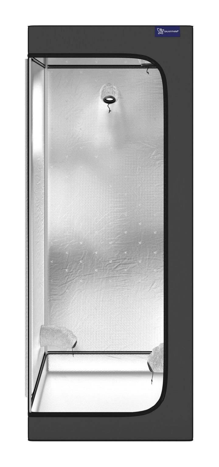 GALAXYFARM - Growzelt Galaxyfarm Luna Lite, Grow Box mit Lüftungsöffnungen, für den Innenanbau - Gro