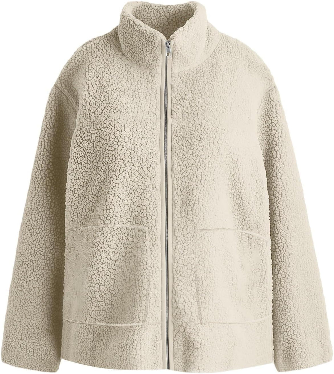 SYDUZAX Umstandsjacke mit Babyeinsatz Warm Teddy Fleecejacke Umstands Baumwolljacke Winter Umstandsm