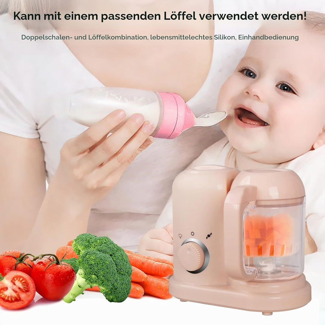 Multifunktions-Roboter 4-in-1, Babynahrungszubereiter, Lebensmitteldiversifizierung, Dampfgarer, Mix