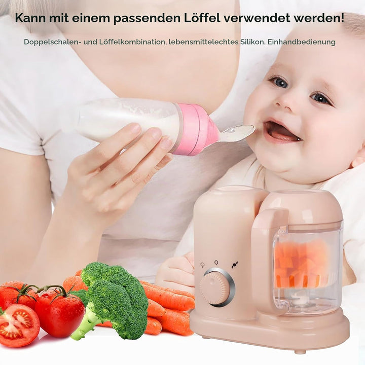 Multifunktions-Roboter 4-in-1, Babynahrungszubereiter, Lebensmitteldiversifizierung, Dampfgarer, Mix