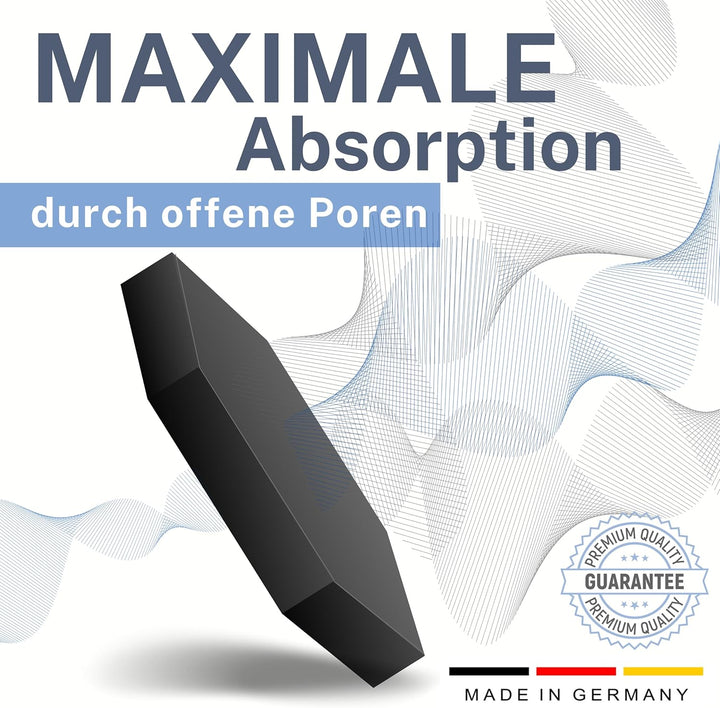 Akustikpaneele 3D HEXAGON Schallabsorber WAND Schalldämmung SCHALLSCHUTZ sound absorber SCHALLSCHUTZ