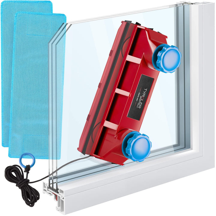 Tyroler Fensterreiniger mit regulierbarer Magnetkraft The Glider D-3 AFC | Fensterputzen leicht gema