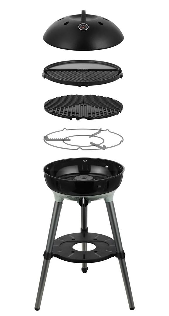 CADAC - Carri Chef 40 BBQ - 50mbar - Stahl - Kunststoff - Gas Barbecue Grill2Braai Combo 50mbar, Gri