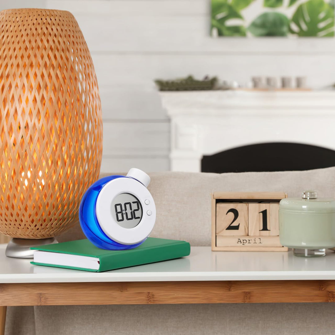 Alipis Wasseruhr Led-Display Mit Wasserenergie Ohne Batterie Umweltfreundliche Schreibtischuhr Mit B