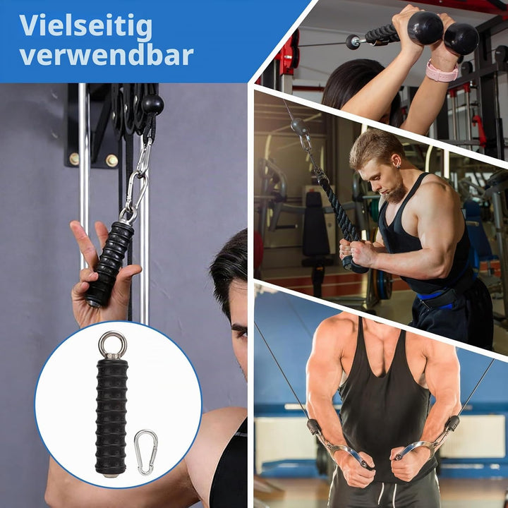 Cyrank Krafttraining Single Grip, Fitness Einhandgriff, Kabelzug Griffe, Push Down Single Gym Handle