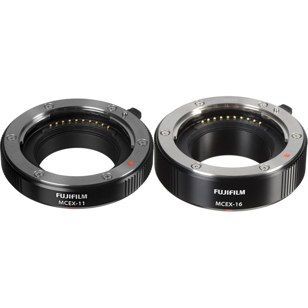 Fujifilm MCEX-11 Makro-Zwischenring & MCEX-16 Makro-Zwischenring Bundle mit Makro-Zwischenring, Bund