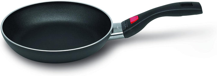 BALLARINI Topfset, 3-tlg., Inkl. 3 Glasdeckel, Antihaftbeschichtet, schwarz & Click & Cook Pfanne 20