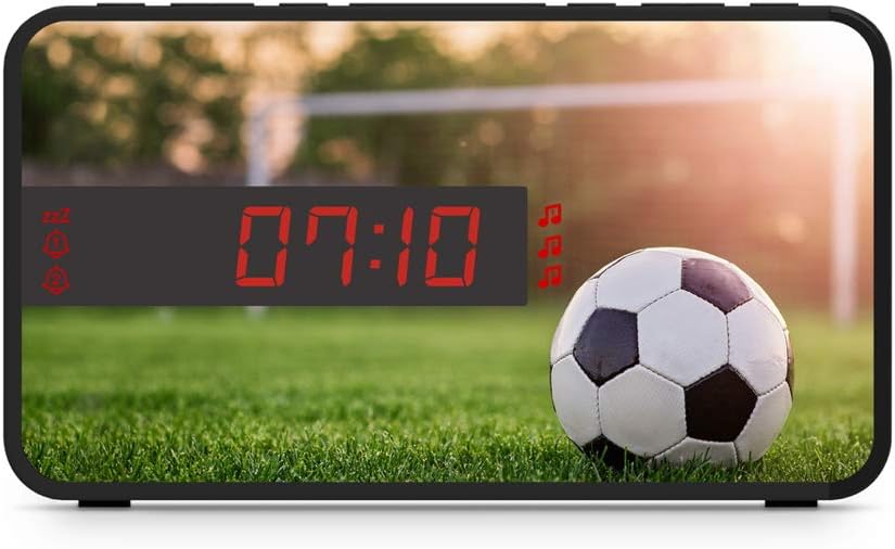 Bigben Radiowecker Kids RR16 Soccer inkl. 3 Frontblenden AU385298