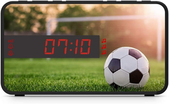 Bigben Radiowecker Kids RR16 Soccer inkl. 3 Frontblenden AU385298
