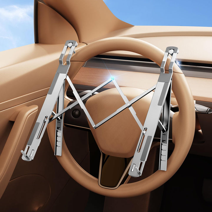 Auto-Laptophalterung, Lenkradablage, höhenverstellbar, Auto-Schreibtisch für Laptop, Computer, Table