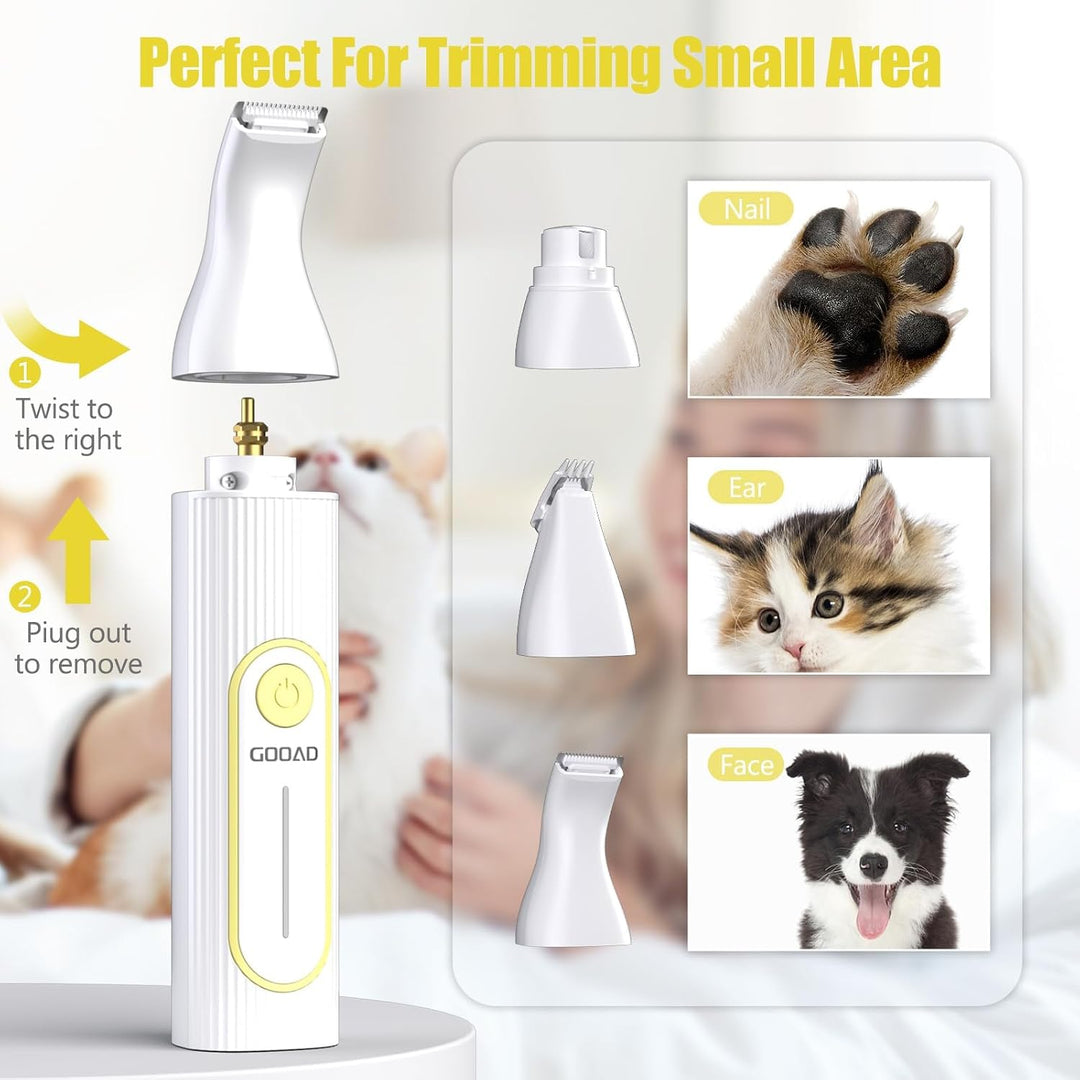 Hunde-Schermaschine für die Fellpflege, Hundepflegeset für schwere, dicke Haare und Mäntel, geräusch