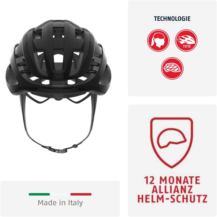 ABUS Rennradhelm AirBreaker - High-End Fahrradhelm für den professionellen Radsport - für Jugendlich