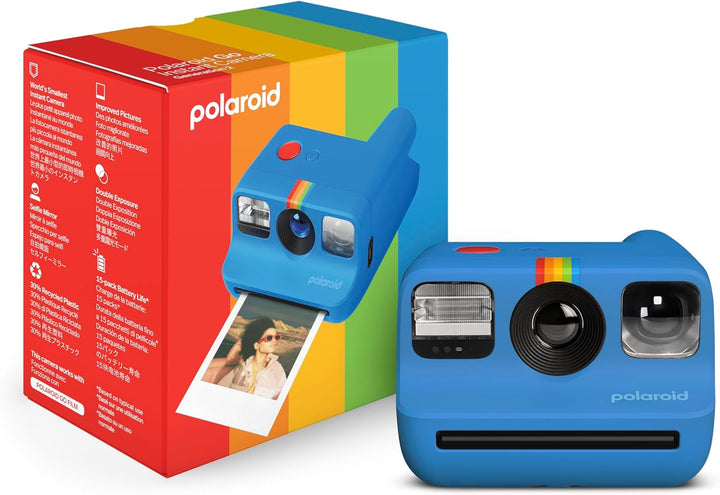 Polaroid Go Generation 2 - Instant Film Camera - Blue (9147) - Only Compatible with Go Film, Nur Kam