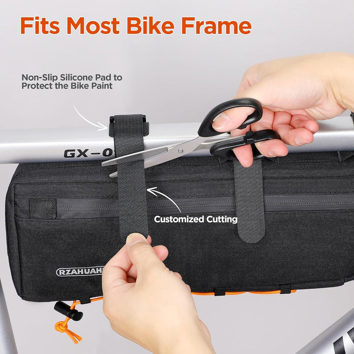 Fahrrad Rahmentasche 3L Fahrradtasche Rahmen Oberrohrtaschen Wasserdicht Frame Bag Bikepacking Tasch
