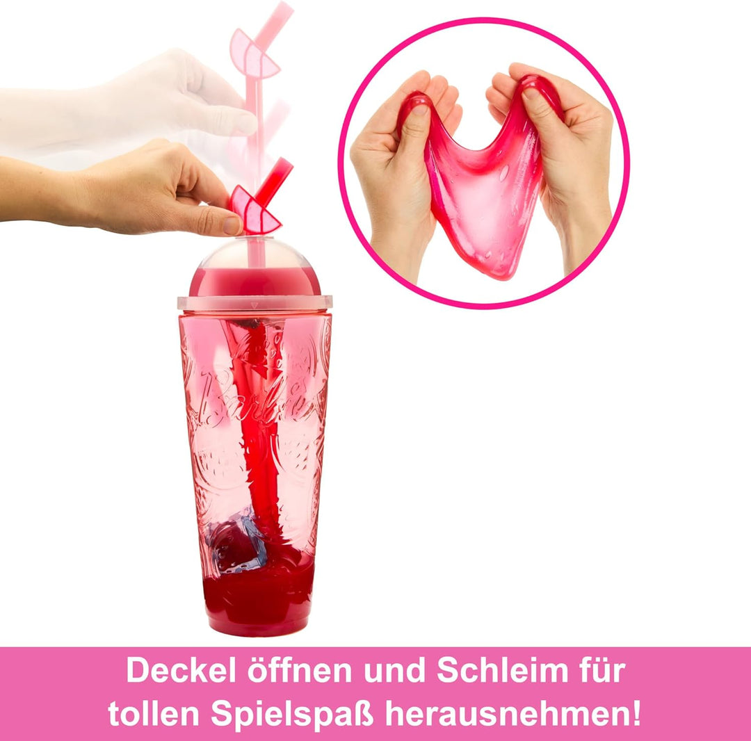 Barbie Pop Reveal Fruit - Puppe mit roten Haaren im Wassermelonenduft, 8 Überraschungen, duftendes S