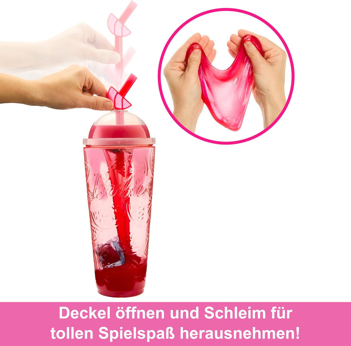 Barbie Pop Reveal Fruit - Puppe mit roten Haaren im Wassermelonenduft, 8 Überraschungen, duftendes S