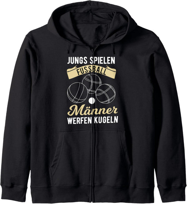 Boule Petanque Spruch Herren Geschenk Kapuzenjacke