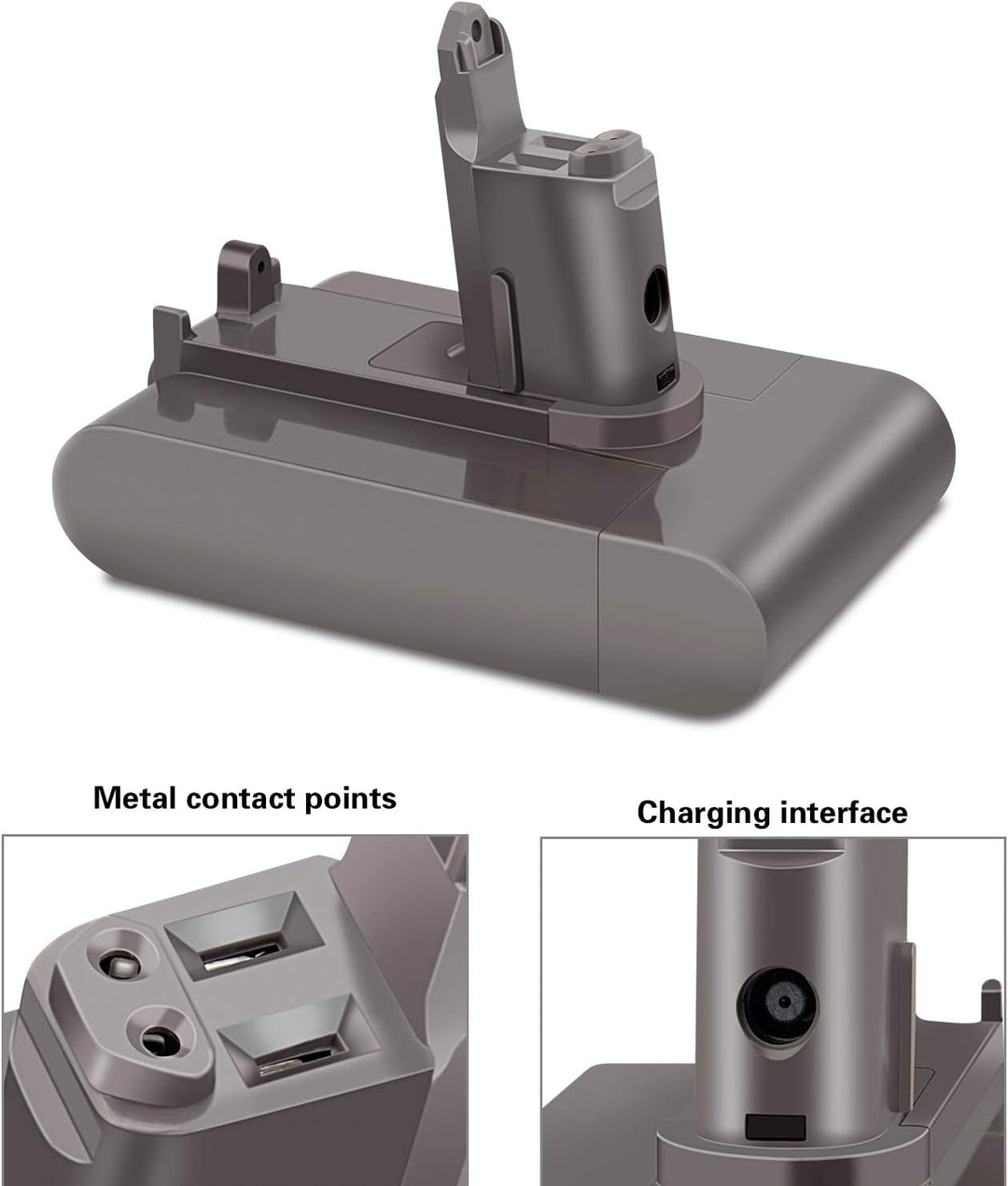 ARyee DC35 Ersatzakkus Kompatibel mit Dyson DC31 DC34 DC35 DC44 DC45 (Typ B Akku) Handstaubsauger, E