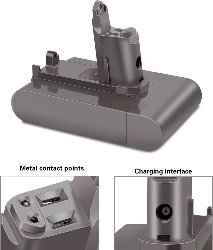 ARyee DC35 Ersatzakkus Kompatibel mit Dyson DC31 DC34 DC35 DC44 DC45 (Typ B Akku) Handstaubsauger, E