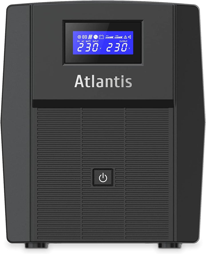Atlantis A03-HP2003 Unterbrechungsfreie Sinuswelle 1500VA 900W Line Interactive, LCD-Display, USB-HI