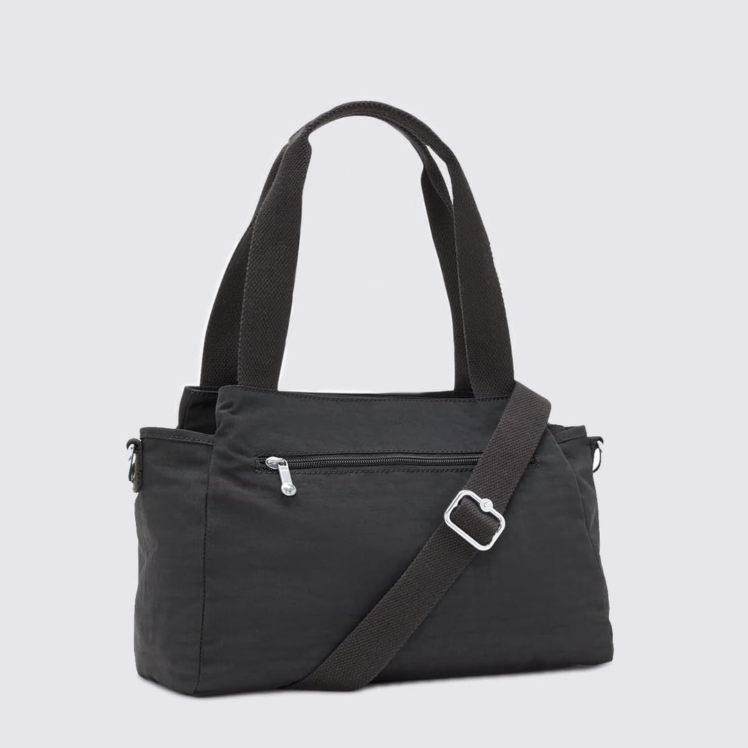 Kipling Unisex Elysia Medium shoulderbag (with Removable shoulderstrap), Black Noir, Black Noir
