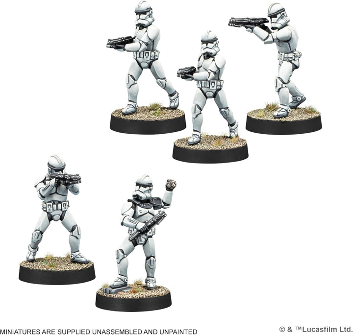 Asmodee, Star Wars: Legion – Clone Trooper Infantry, Erweiterung, Atomic Mass Games, Tabletop, 2 Spi