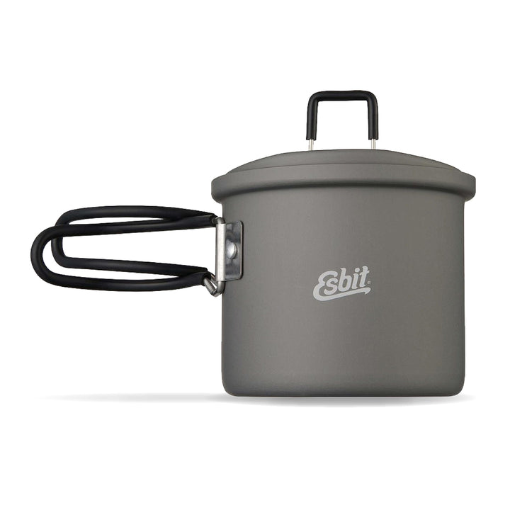 Esbit Outdoor Kochtopf 625 ml - Camping Topf aus hartanodisiertem Aluminium - inkl. Deckel mit prakt