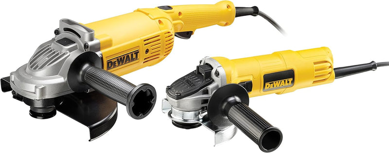 DeWalt Winkelschleifer Doppelset/Trennschleifer (mit 2.200 W/230 mm und 900 W/125 mm Winkelschleifer