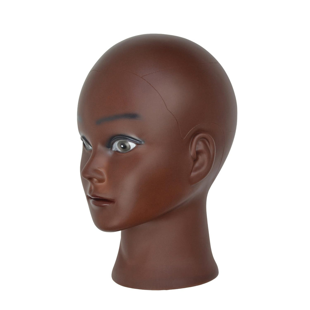 YTBYT Glatze Mannequin Kopf Perücke Making Kopf Professionelle Kosmetologie Puppe Kopf für Perücke M