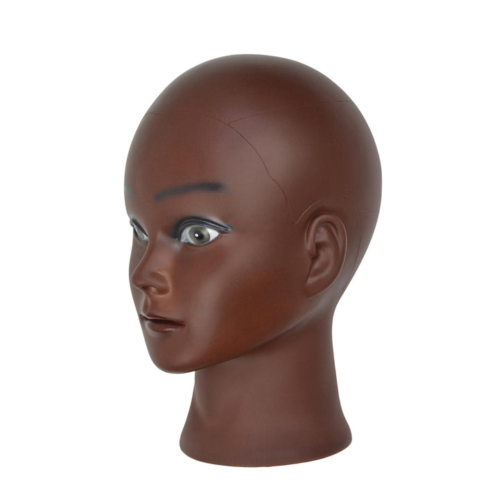 YTBYT Glatze Mannequin Kopf Perücke Making Kopf Professionelle Kosmetologie Puppe Kopf für Perücke M