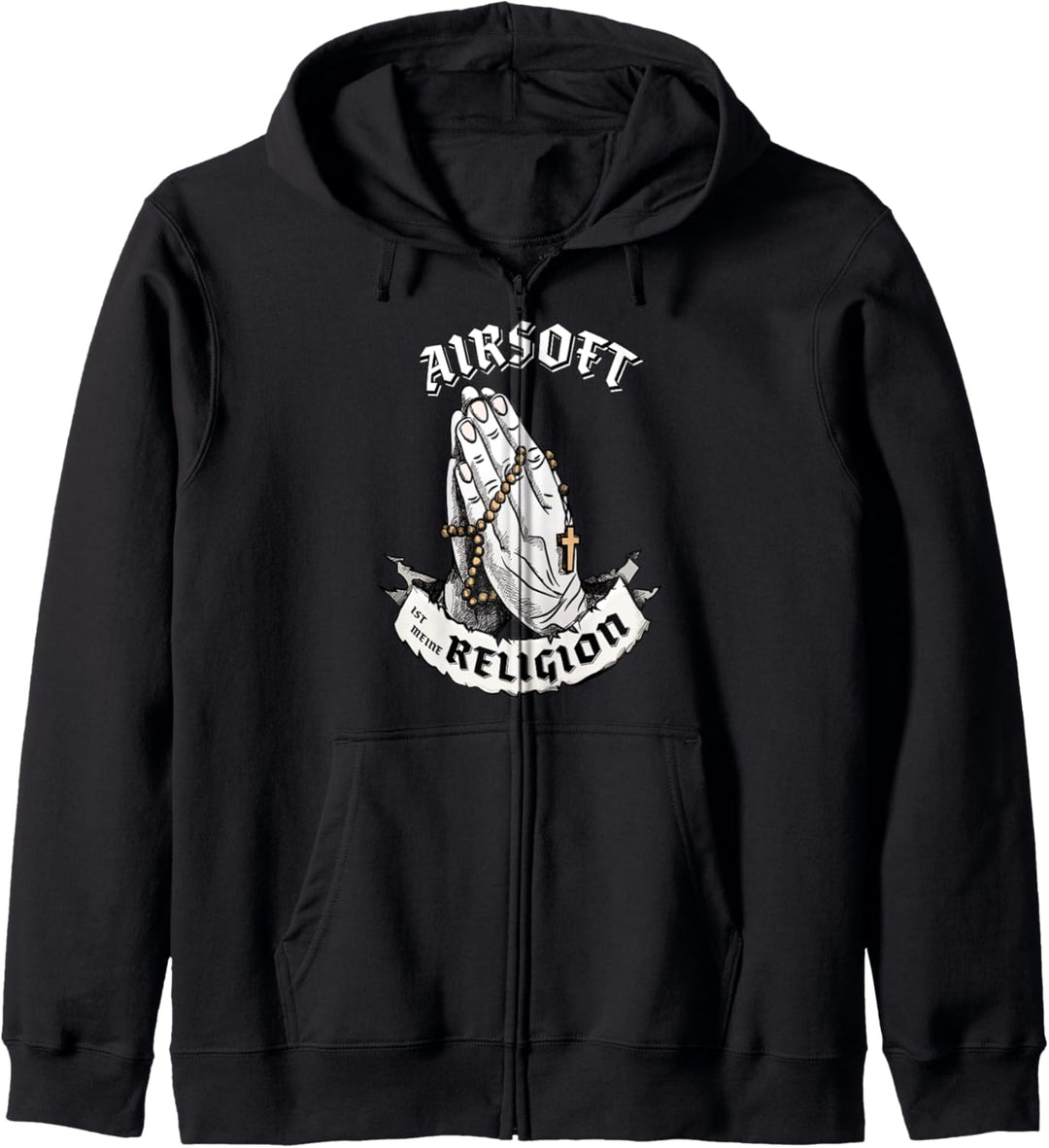 Airsoft ist meine Religion I Lustiges Aerobic Geschenk Kapuzenjacke