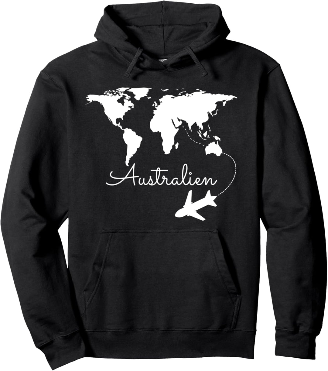 Weltenbummler und Känguru-Fans aufgepasst! Pullover Hoodie