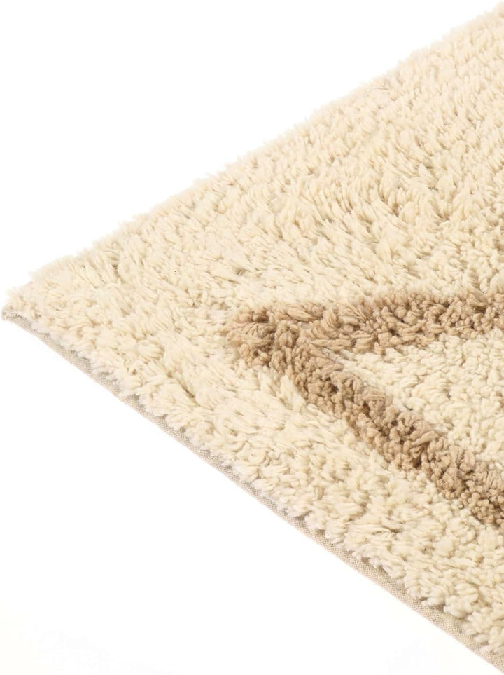 RugVista Badematte Atlantis, 90 x 60 cm, Rechteckig, Mittelflor, Moderner Badteppich, Maschinenwasch