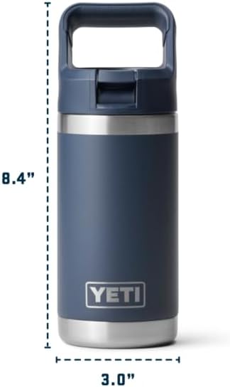YETI Rambler Jr Kinderflasche, Navy, 12 oz (354 ml), Navy