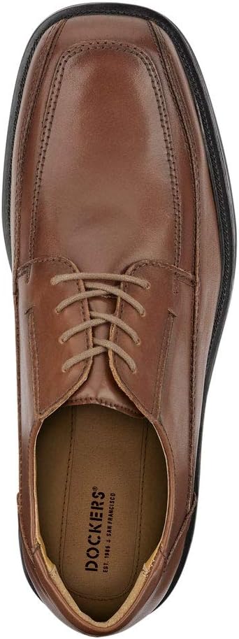 Dockers Perspective Herren Oxford-Kleiderschuh aus Leder, Braun (hautfarben), 40 EU