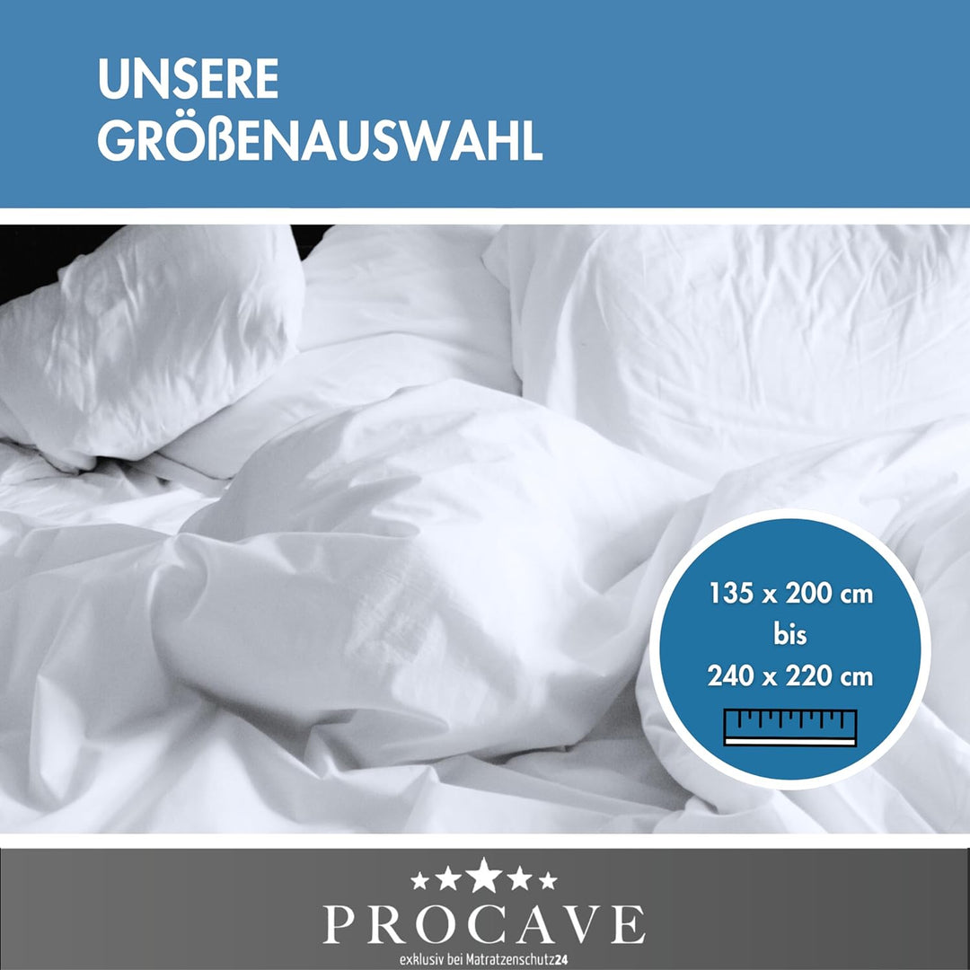 PROCAVE Micro-AloeVera Sommerdecke 155x200cm mit AloeVera-Veredelung | Microfaser | Aloe Vera | Step