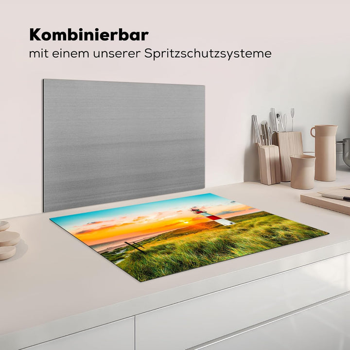 Herdabdeckplatte Einteilig Herdabdeckung Abdeckplatte für Ceranfeld Abdeckung Induktionskochfeld Auf