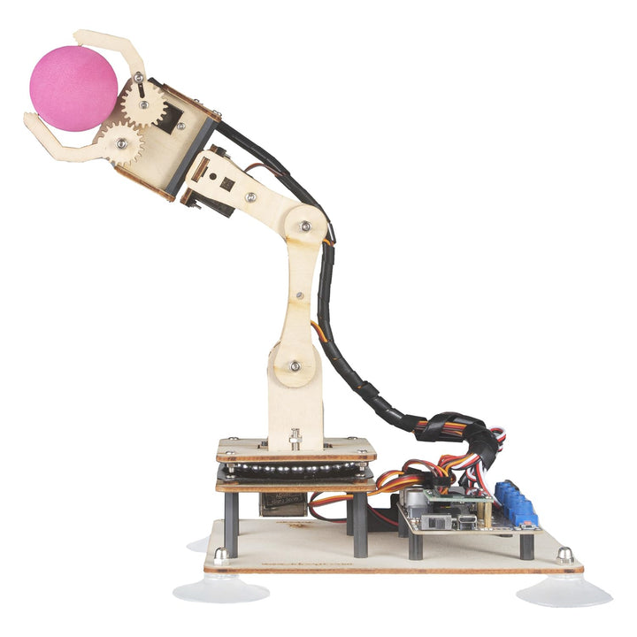 Adeept 5-DOF Robot Arm Kit, Programmable STEM Educational 5-Axis Robot Arm with OLED Display, DIY Ro