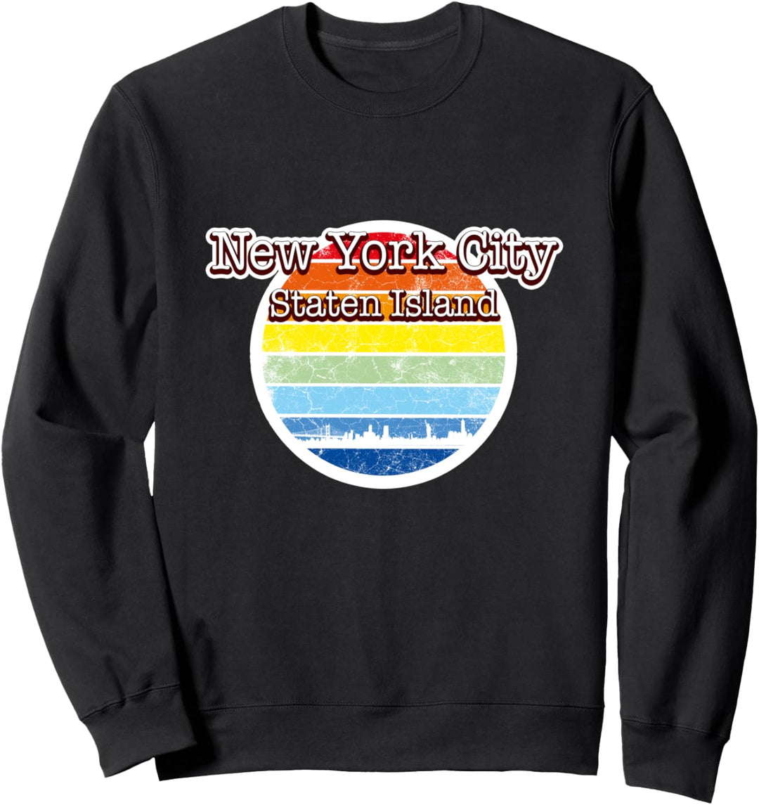New York City Staten Island USA souvenir NYC United States Sweatshirt
