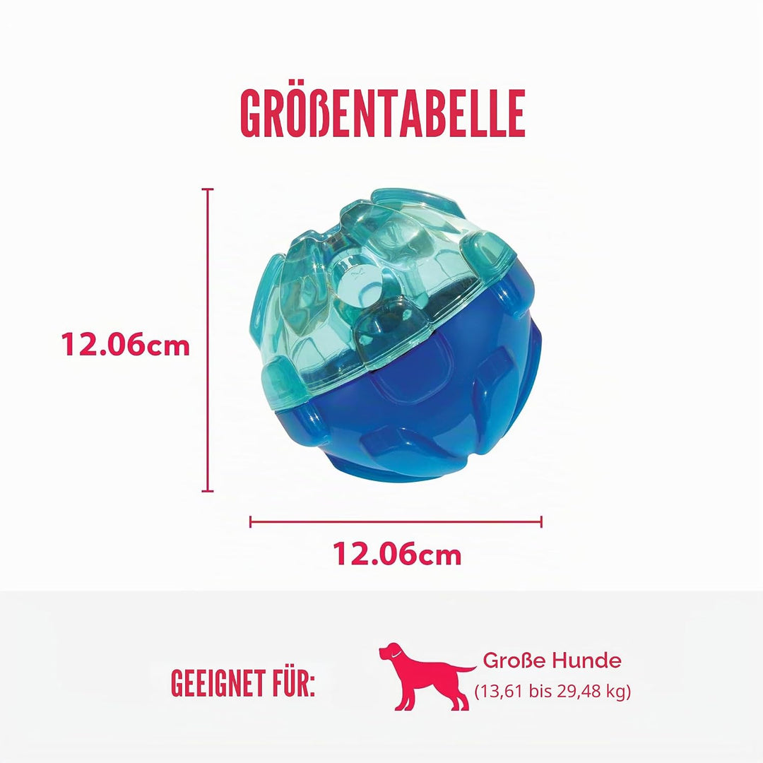 KONG – Rewards Ball – Besonders Robuster Interaktiver Leckerlispender – Für Grosse Hunde